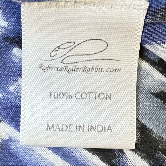 Roberta Roller Rabbit Ikat Tunic With Embroidery & Beaded Accents XS To … - Picture 8 of 11